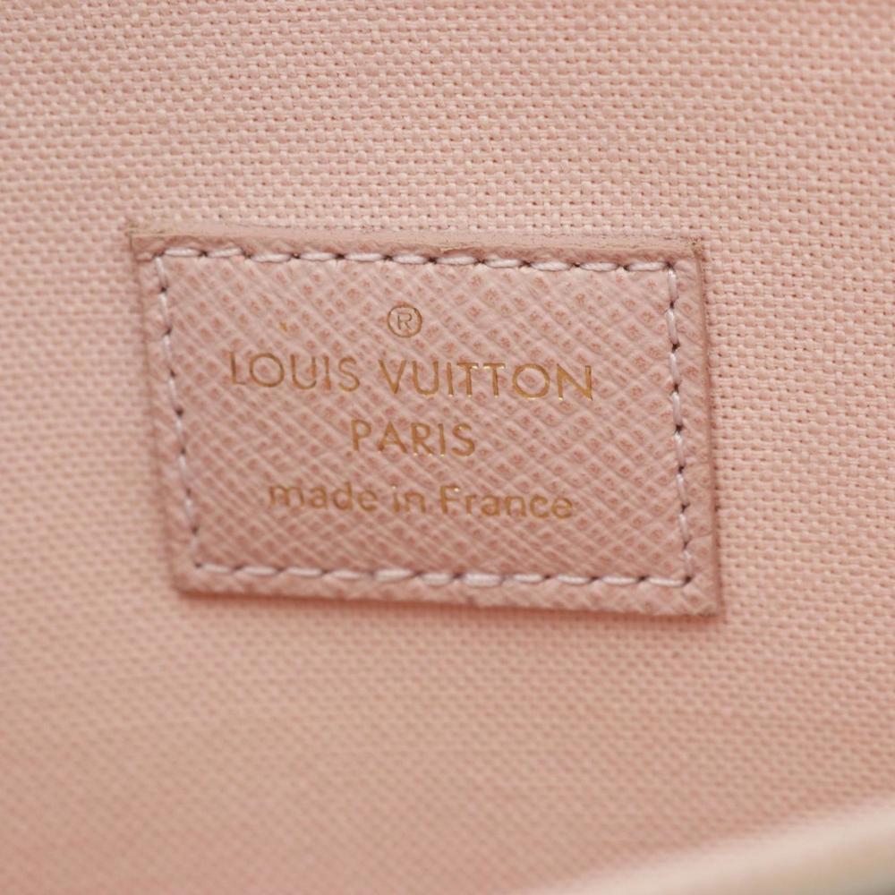 LOUIS VUITTON White Damier Coated Canvas Shoulder Bag - Picture 5 of 9